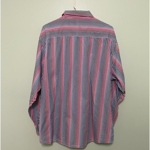 Mens attention brand stripped button down shirt with one pocket size XL - Picture 6 of 8